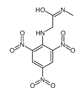 N-methyl-2-(2,4,6-trinitroanilino)acetamide结构式