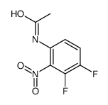 N-(3,4-Difluoro-2-nitrophenyl)acetamide结构式