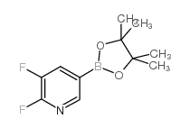2,3-二氟-5-(4,4,5,5-四甲基-1,3,2-二噁硼烷-2-基)吡啶结构式