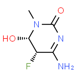 2(1H)-Pyrimidinone,4-amino-5-fluoro-5,6-dihydro-6-hydroxy-1-methyl-,cis- picture