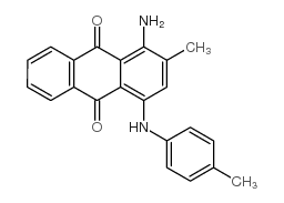 1-amino-2-methyl-4-[(4-methylphenyl)amino]anthraquinone结构式