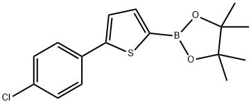 5-(4-Chlorophenyl)thiophene-2-boronic acid pinacol ester Structure