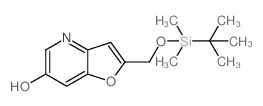 2-((tert-Butyldimethylsilyloxy)methyl)furo[3,2-b]pyridin-6-ol Structure