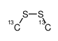 Dimethyl-13C2 disulfide Structure