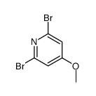 2,6-Dibromo-4-methoxypyridine structure