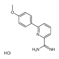 6-(4-甲氧基苯基)吡啶甲酰胺盐酸盐结构式