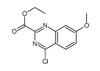 4-氯-7-甲氧基喹唑啉-2-羧酸乙酯结构式