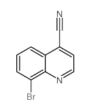8-溴喹啉-4-甲腈结构式