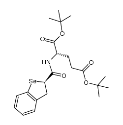 (S)-di-tert-butyl 2-((R)-2,3-dihydrobenzo[b]selenophene-2-carboxamido)pentanedioate Structure
