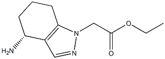 (R)-ethyl 2-(4-amino-4,5,6,7-tetrahydro-1H-indazol-1-yl)acetate Structure