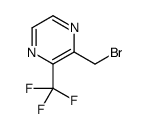 2-(Bromomethyl)-3-(trifluoromethyl)pyrazine结构式