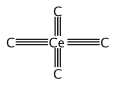 Cerium carbide (CeC4) Structure