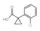 1-(2-氯苯基)环丙烷羧酸结构式