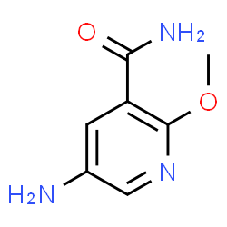 5-氨基-2-甲氧基吡啶-3-甲酰胺结构式