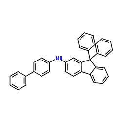 联苯-4-基(9,9-二苯基芴-2-基)胺结构式