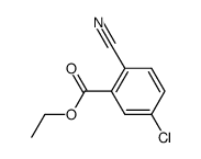 5-chloro-2-cyano-benzoic acid ethyl ester Structure