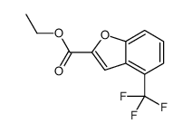 Ethyl 4-(trifluoromethyl)-1-benzofuran-2-carboxylate Structure