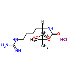 BOC-L-高精氨酸盐酸盐结构式