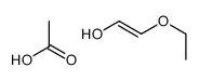 acetic acid,2-ethoxyethenol Structure