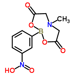 6-Methyl-2-(3-nitrophenyl)-1,3,6,2-dioxazaborocane-4,8-dione Structure