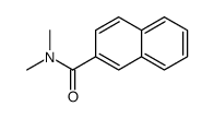 N,N-dimethylnaphthalene-2-carboxamide结构式