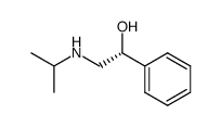 (R)-(-)-α-<<(1-methylethyl)amino>methyl>benzenemethanol Structure