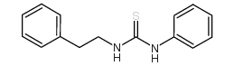 1-苯乙基-3-苯基-2-硫脲结构式