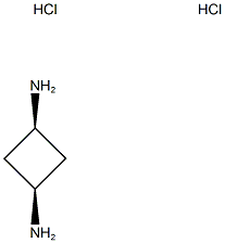 cis-1,3-CyclobutanediaMine hydrochloride (1:2) Structure
