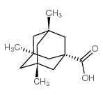 3,5,7-三甲基金刚烷-1-羧酸结构式