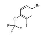 4-Bromo-2-iodo-1-(trifluoromethoxy)benzene Structure