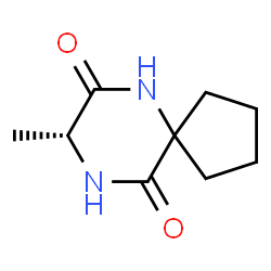 6,9-Diazaspiro[4.5]decane-7,10-dione,8-methyl-,(R)-(9CI) structure