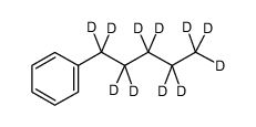n-pentyl-d11-benzene Structure