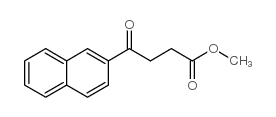 4-萘-2-基-4-氧代丁酸甲酯结构式