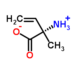 (2S)-2-氨基-2-甲基-3-丁烯酸结构式