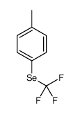 1-methyl-4-(trifluoromethylselanyl)benzene Structure