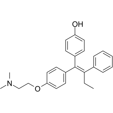 (E)-4-Hydroxytamoxifen Structure