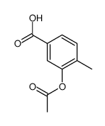 3-乙酰氧基-4-甲基苯甲酸结构式