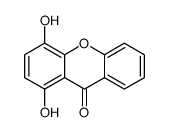 1,4-dihydroxyxanthen-9-one结构式