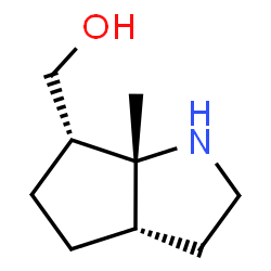 Cyclopenta[b]pyrrole-6-methanol, octahydro-6a-methyl-, (3a-alpha-,6-ba-,6a-alpha-)- (9CI)结构式