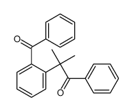 2-(2-benzoylphenyl)-2-methyl-1-phenylpropan-1-one结构式