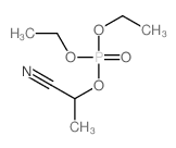 1-cyanoethyl diethyl phosphate结构式