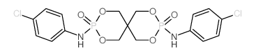 N,N-bis(4-chlorophenyl)-3,9-dioxo-2,4,8,10-tetraoxa-3$l^C17H18Cl2N2O6P2,9$l^C17H18Cl2N2O<s结构式