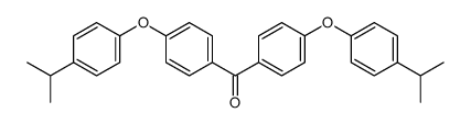 bis[4-(4-propan-2-ylphenoxy)phenyl]methanone结构式