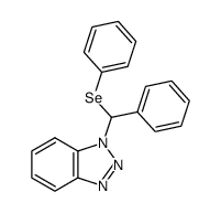 1-(phenyl(phenylselanyl)methyl)-1H-benzo[d][1,2,3]triazole Structure