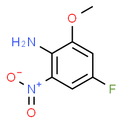 4-氟-2-甲氧基-6-硝基苯胺结构式