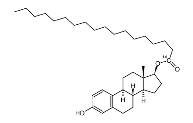 [(8R,9S,13S,14S,17S)-3-hydroxy-13-methyl-6,7,8,9,11,12,14,15,16,17-decahydrocyclopenta[a]phenanthren-17-yl] octadecanoate Structure