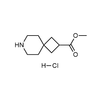 7-氮杂螺并[3.5]壬烷-2-羧酸甲酯盐酸盐结构式