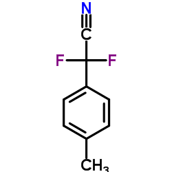 Difluoro(4-methylphenyl)acetonitrile Structure