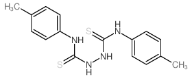 1,2-Hydrazinedicarbothioamide,N1,N2-bis(4-methylphenyl)- Structure