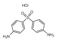 bis-(4-amino-phenyl)-sulfone, dihydrochloride Structure